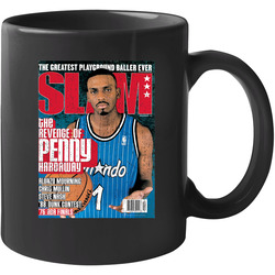 Slam Magazine Issue 30 Penny Hardaway Popular Basketball Magazine Grunge Look 11 oz Mug Slam Magazine Issue 30 Penny Hardaway Popular Basketball Magazine Grunge Look 11 oz Mug