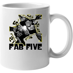 Fab Five Basketball Webber Jalen Rose 11 oz Mug Fab Five Basketball Webber Jalen Rose 11 oz Mug