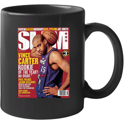 Slam Magazine Issue 35 Vince Carter Popular Basketball Magazine Grunge Look 11 oz Mug Slam Magazine Issue 35 Vince Carter Popular Basketball Magazine Grunge Look 11 oz Mug