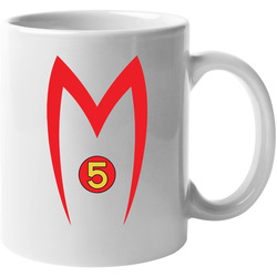 Speed Racer Mach 5 Car Logo Japanese Racing Cartoon 11 oz Mug Speed Racer Mach 5 Car Logo Japanese Racing Cartoon 11 oz Mug