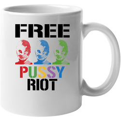 Free Pussy Riot Punk Russia Protest 11 oz Mug Free Pussy Riot Punk Russia Protest 11 oz Mug