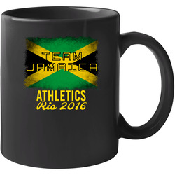 Jamaica Athletics Rio 2016 Olympic Team Flag 11 oz Mug Jamaica Athletics Rio 2016 Olympic Team Flag 11 oz Mug