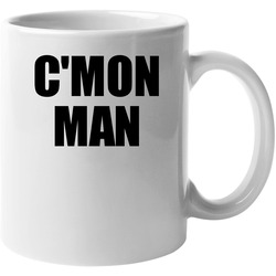 C Mon Man Football Quote Funny 11 oz Mug C Mon Man Football Quote Funny 11 oz Mug