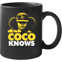 Oakland Baseball Coco Crisp Knows Cool 11 oz Mug Oakland Baseball Coco Crisp Knows Cool 11 oz Mug