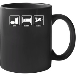 Eat Sleep Ride Ski Doo Snow Mobile 11 oz Mug Eat Sleep Ride Ski Doo Snow Mobile 11 oz Mug