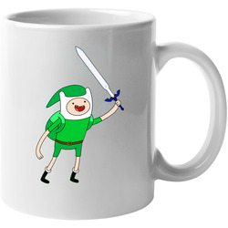 Adventure Time Legend Of Zelda Link 11 oz Mug Adventure Time Legend Of Zelda Link 11 oz Mug