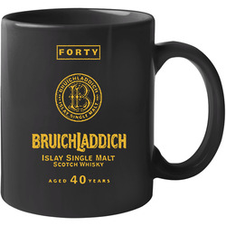 Bruichladdich Forty Whiskey Scotch Alcohol 11 oz Mug Bruichladdich Forty Whiskey Scotch Alcohol 11 oz Mug