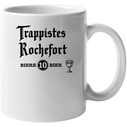 Rochefort Trappistes 10 Belgium Beer Lager 11 oz Mug Rochefort Trappistes 10 Belgium Beer Lager 11 oz Mug