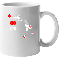 Odell Beckham Catch Giants Football 11 oz Mug Odell Beckham Catch Giants Football 11 oz Mug