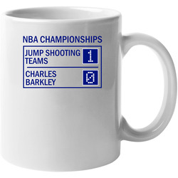 Charles Barkley Vs Jump Shooting Teams Funny Basketball 11 oz Mug Charles Barkley Vs Jump Shooting Teams Funny Basketball 11 oz Mug