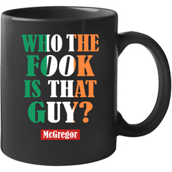Who The Fook Irish Black 11 oz Mug Who The Fook Irish Black 11 oz Mug