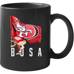 Nick Bosa Plant That Flag San Francisco Football 11 oz Mug Nick Bosa Plant That Flag San Francisco Football 11 oz Mug