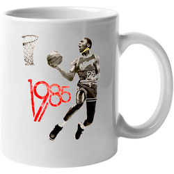 Michael Jordan 1985 Basketball Retro 11 oz Mug Michael Jordan 1985 Basketball Retro 11 oz Mug