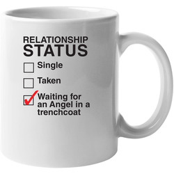 Angel In A Trenchcoat 11 oz Mug Angel In A Trenchcoat 11 oz Mug