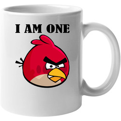 Angry Birds Video Game I Am One Angry Bird 11 oz Mug