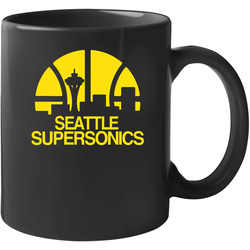 Seattle Supersonics Retro Basketball 11 oz Mug Seattle Supersonics Retro Basketball 11 oz Mug