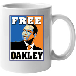 Free Oakley New York Basketball Charles Oakley 11 oz Mug Free Oakley New York Basketball Charles Oakley 11 oz Mug