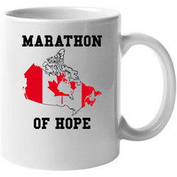 Terry Fox Marathon Of Hope 11 oz Mug Terry Fox Marathon Of Hope 11 oz Mug