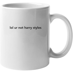 lol ur not harry styles 11 oz Mug lol ur not harry styles 11 oz Mug
