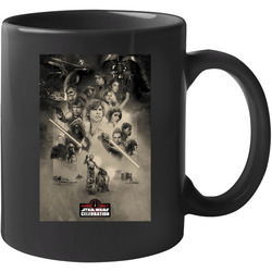 Star Wars 40th Anniversary Movie Poster Sci Fi Cult Classic 11 oz Mug