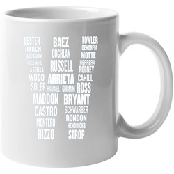 Chicago Cubs T Shirt Baseball Tee Fly The W Team Roster Sports Apparel 11 oz Mug Chicago Cubs T Shirt Baseball Tee Fly The W Team Roster Sports Apparel 11 oz Mug