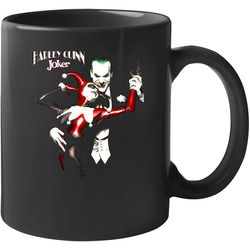 Joker And Harley Quinn Romance Shot 11 oz Mug Joker And Harley Quinn Romance Shot 11 oz Mug