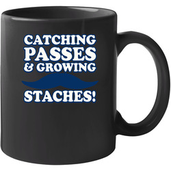 Wes Welker Catching Passes And Growing Staches New England 11 oz Mug Wes Welker Catching Passes And Growing Staches New England 11 oz Mug