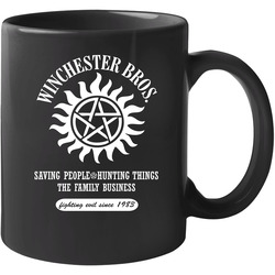Winchester Bros. White Text 11 oz Mug Winchester Bros. White Text 11 oz Mug