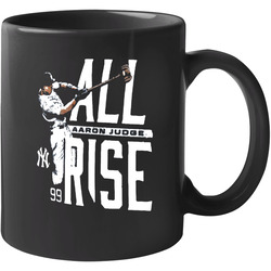 Aaron Judge New York Yankees 99 Baby Bomber All Rise Graphic Design Baseball Custom Fanatics 11 oz Mug Aaron Judge New York Yankees 99 Baby Bomber All Rise Graphic Design Baseball Custom Fanatics 11 oz Mug