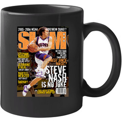 Slam Magazine Issue 92 Steve Nash Popular Basketball Magazine Grunge Look 11 oz Mug Slam Magazine Issue 92 Steve Nash Popular Basketball Magazine Grunge Look 11 oz Mug