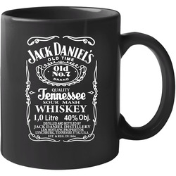 Jdaniels Uni Black 11 oz Mug Jdaniels Uni Black 11 oz Mug