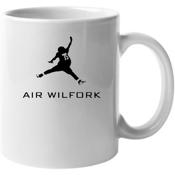 Air Wilfork Field Goal Block Football Lineman 11 oz Mug Air Wilfork Field Goal Block Football Lineman 11 oz Mug