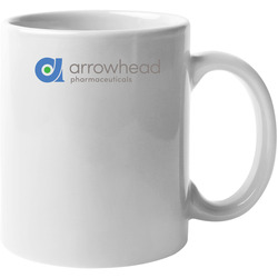 Arrowhead Pharmaceuticals Nasdaq Company Logo Employee Fan 11 oz Mug Arrowhead Pharmaceuticals Nasdaq Company Logo Employee Fan 11 oz Mug