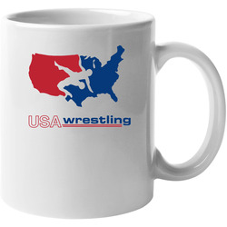 Wrestling American Usa 11 oz Mug Wrestling American Usa 11 oz Mug