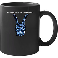 The Rabbit Donnie Darko Stupid Man Suit 11 oz Mug The Rabbit Donnie Darko Stupid Man Suit 11 oz Mug