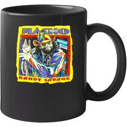 Macho Man Randy Savage Retro Wrestling 11 oz Mug Macho Man Randy Savage Retro Wrestling 11 oz Mug