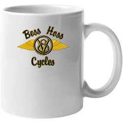 Boss Hoss Cycles Automobile Car Motorcycle Parts Cool Distressed Style Brand Logo Emblem 11 oz Mug Boss Hoss Cycles Automobile Car Motorcycle Parts Cool Distressed Style Brand Logo Emblem 11 oz Mug