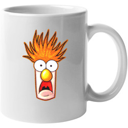 New Beaker Muppets Meep White 11 oz Mug New Beaker Muppets Meep White 11 oz Mug