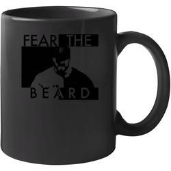 Brian Wilson Fear The Beard Baseball 11 oz Mug Brian Wilson Fear The Beard Baseball 11 oz Mug