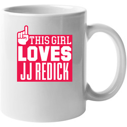 Jj Redick #17 Philadelphia Basketball This Girl Loves Team Fan Sports 11 oz Mug Jj Redick #17 Philadelphia Basketball This Girl Loves Team Fan Sports 11 oz Mug
