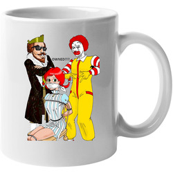 Funny Mcdonalds Wendy Burger King Fast Food Parody 11 oz Mug Funny Mcdonalds Wendy Burger King Fast Food Parody 11 oz Mug