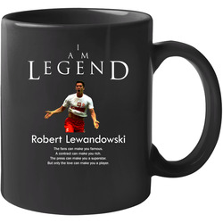 Robert Lewandowski Poland Legend Soccer Futbol 11 oz Mug