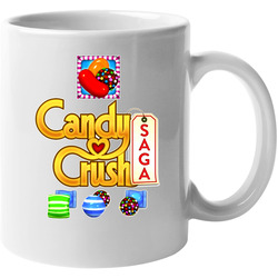 New Candy Crush Saga Apple Iphone Samsung Galaxy White 11 oz Mug New Candy Crush Saga Apple Iphone Samsung Galaxy White 11 oz Mug