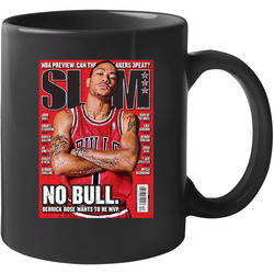 Slam Magazine Issue 143 Derrick Rose Popular Basketball Magazine Grunge Look 11 oz Mug Slam Magazine Issue 143 Derrick Rose Popular Basketball Magazine Grunge Look 11 oz Mug