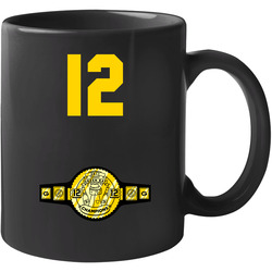 Aaron Rodgers Championship Green Bay Belt Football 11 oz Mug Aaron Rodgers Championship Green Bay Belt Football 11 oz Mug