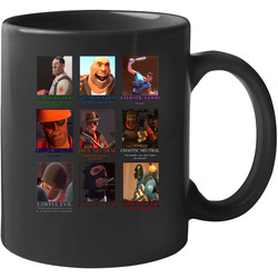 Team Fortress 2 Parody Video Game D&d Alignments 11 oz Mug