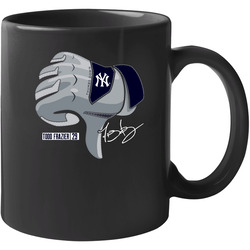 Thumbs Down Tod Frazier 29 Playoffs New York Yankees 11 oz Mug Thumbs Down Tod Frazier 29 Playoffs New York Yankees 11 oz Mug
