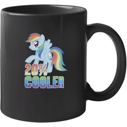 Rainbow Dash 20% Cooler My Little Pony Kids 11 oz Mug Rainbow Dash 20% Cooler My Little Pony Kids 11 oz Mug