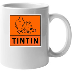 Tintin Cartoon Comic 11 oz Mug Tintin Cartoon Comic 11 oz Mug