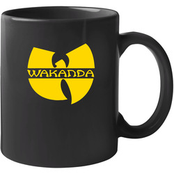 Marvel Comics Wu-tang Clan Logo Mashup Funny Black Panther's Rap 11 oz Mug